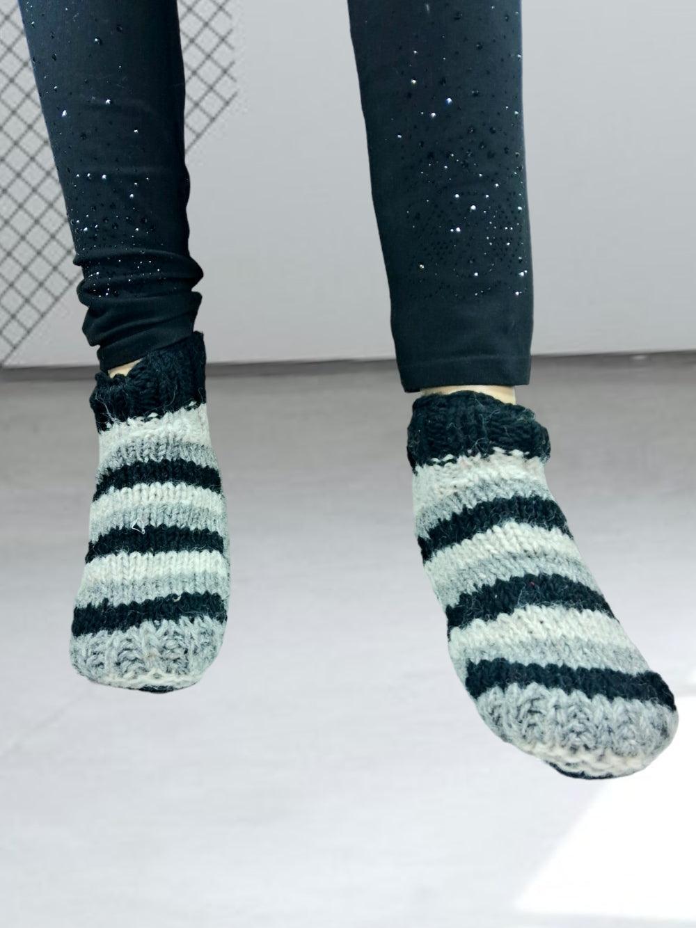 Hand Knitted Socks | Yak Wool Socks | Fleece Socks - ZANSKAR ARTS