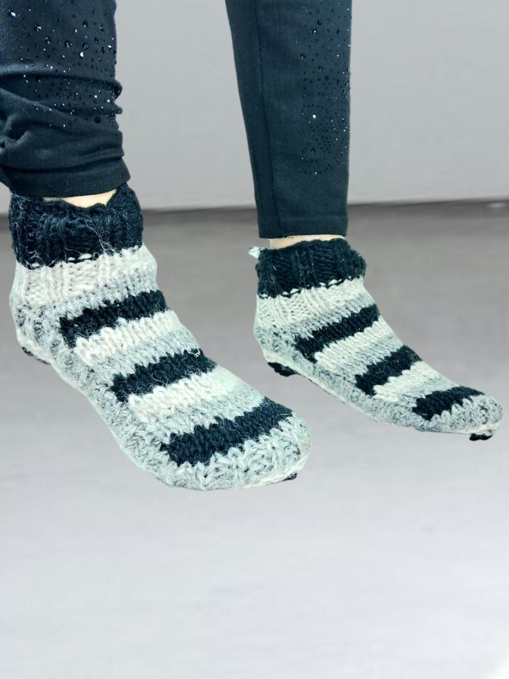 Hand Knitted Socks | Yak Wool Socks | Fleece Socks - ZANSKAR ARTS