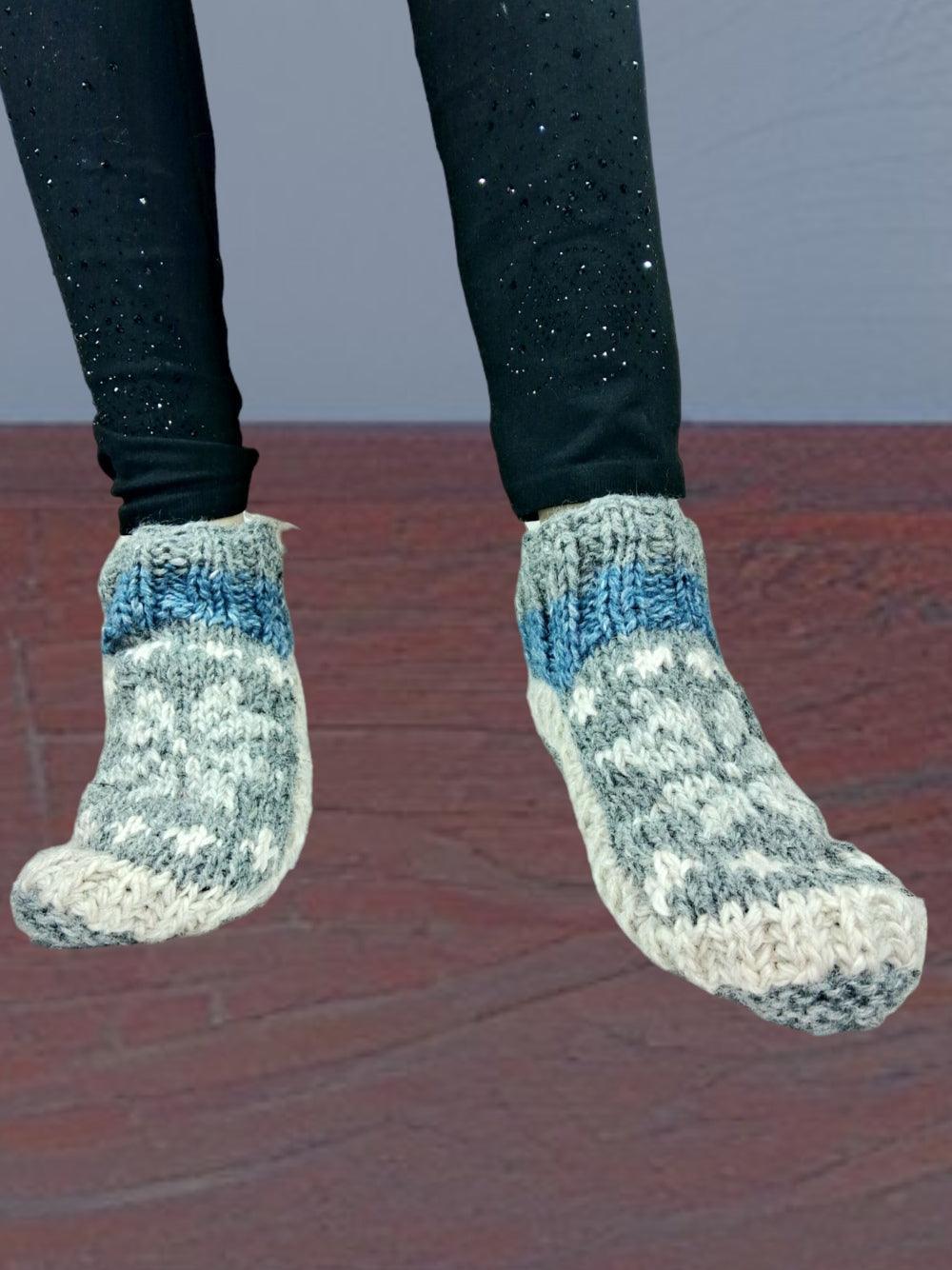 Hand Knitted Socks | Yak Wool Socks | Fleece Socks - ZANSKAR ARTS