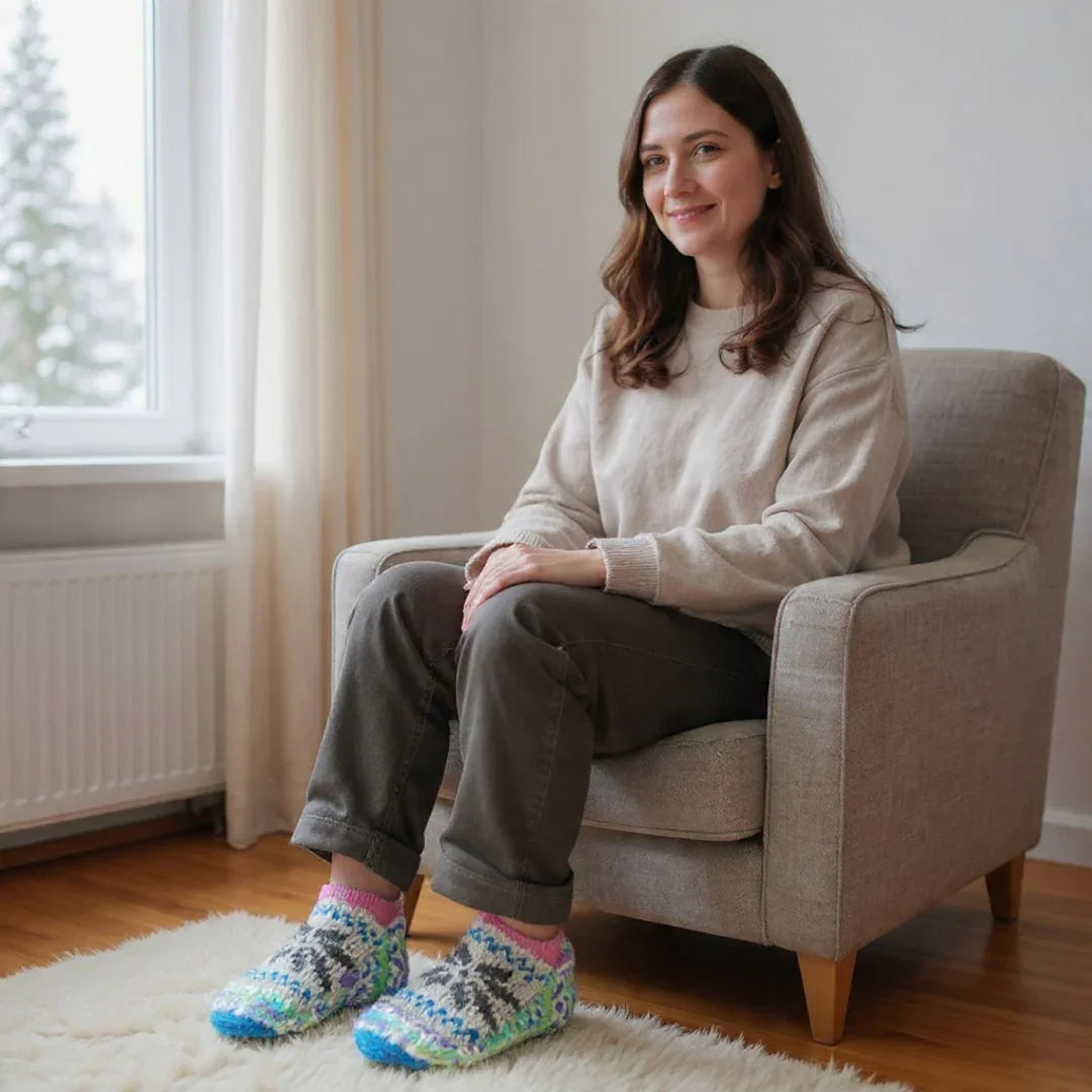 Women Woolen Socks| Yak Wool Socks | Knitted Socks