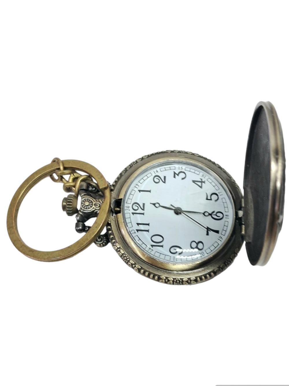 Antique Watch | Metal Keychain | Pocket Watch - ZANSKAR ARTS