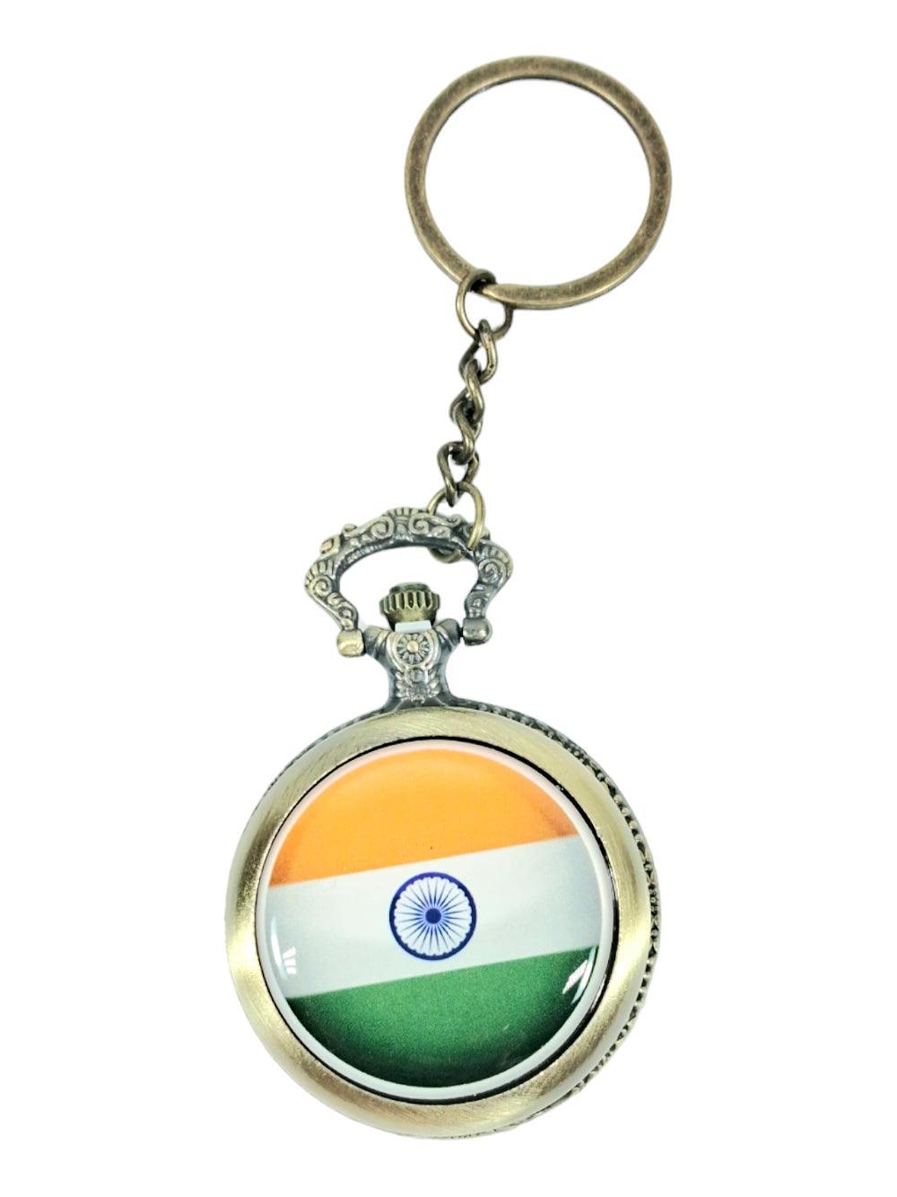 Colour Antique Watch | Metal Keychain | Pocket Watch - ZANSKAR ARTS