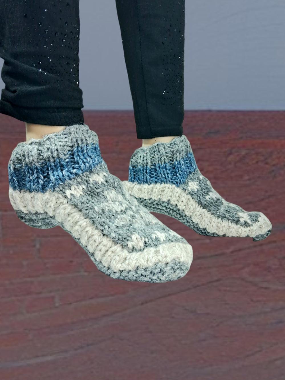 Hand Knitted Socks | Yak Wool Socks | Fleece Socks - ZANSKAR ARTS