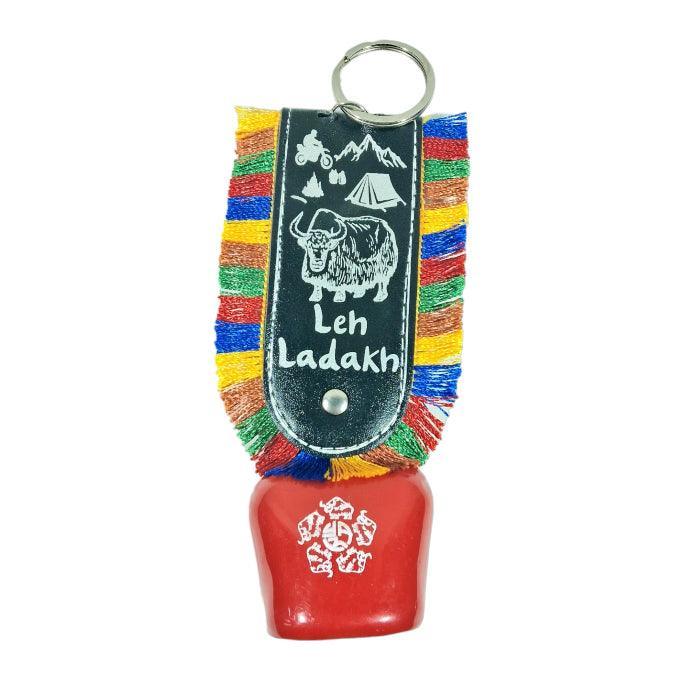 Swiss Cow Lucky Bell Keychain | Julley keychain | Ladakh Souvenirs - ZANSKAR ARTS