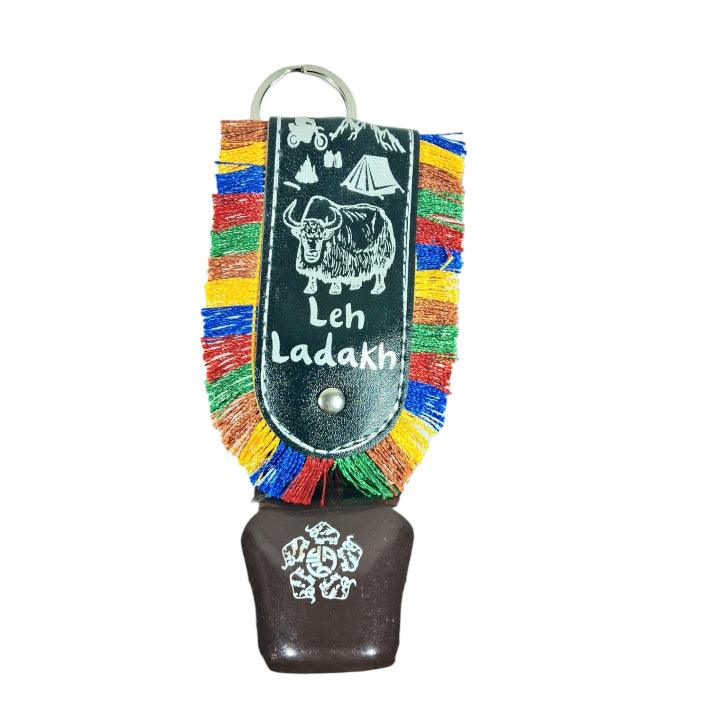 Swiss Cow Lucky Bell Keychain | Julley keychain | Ladakh Souvenirs - ZANSKAR ARTS