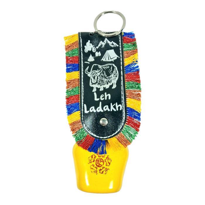 Swiss Cow Lucky Bell Keychain | Julley keychain | Ladakh Souvenirs - ZANSKAR ARTS