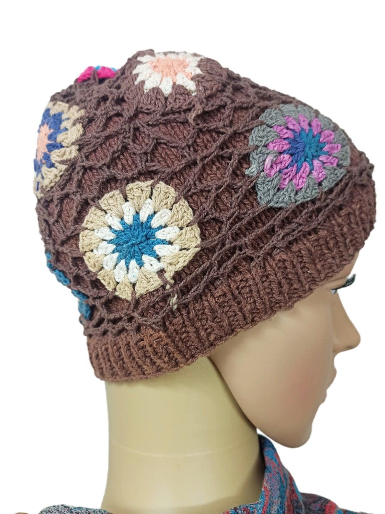 Yakwool Men Cap | Fleece inside | Handwoven | Qureshi | - ZANSKAR ARTS