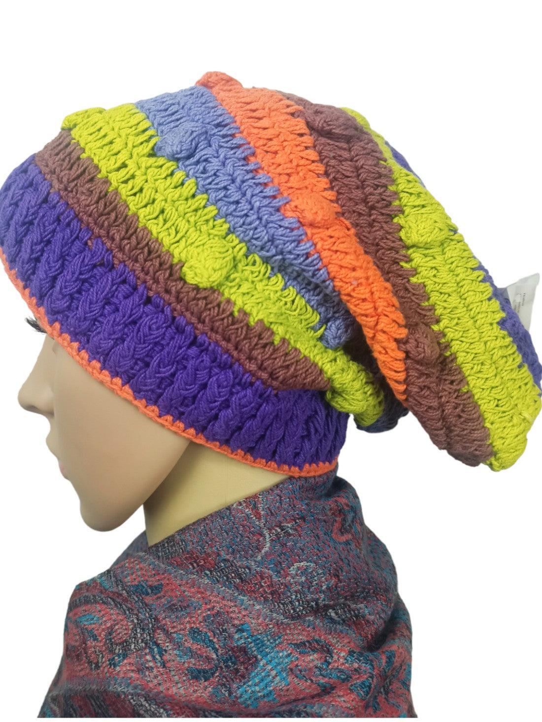 Dotted Handwoven Cap - ZANSKAR ARTS