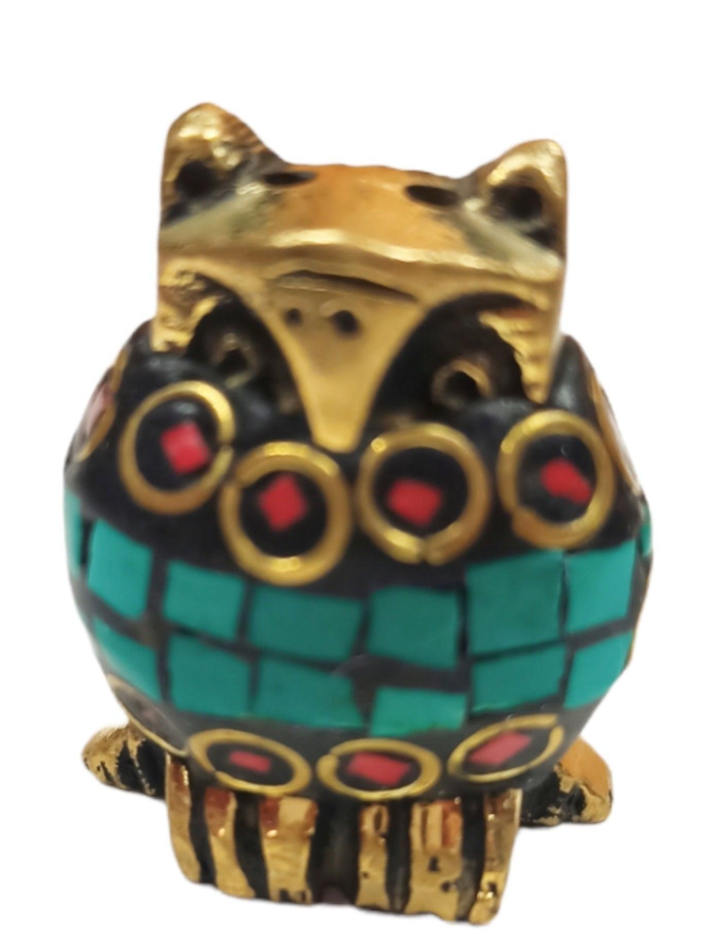 Brass Owl Incense holder | Incense Stick | Home Decor - ZANSKAR ARTS