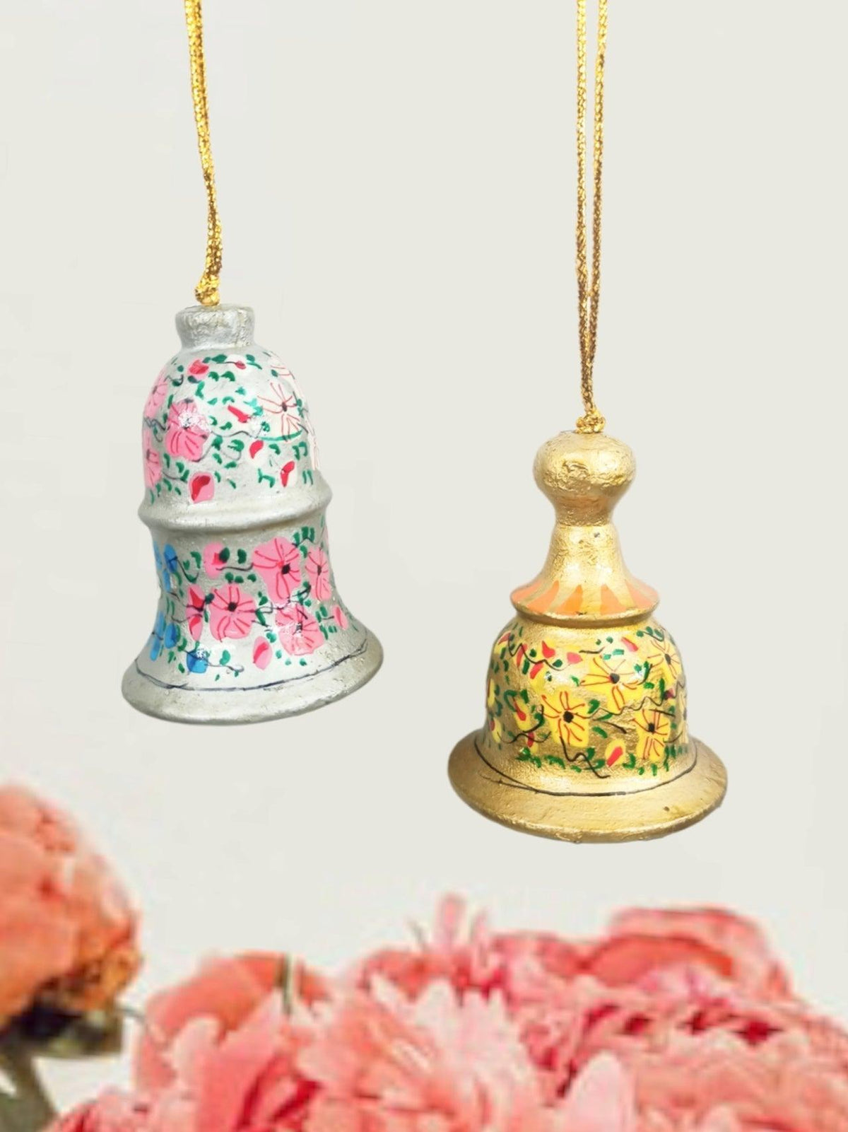 Hanging Bell | Paper Machie 2 Piece Bell | 2 Inch Bell