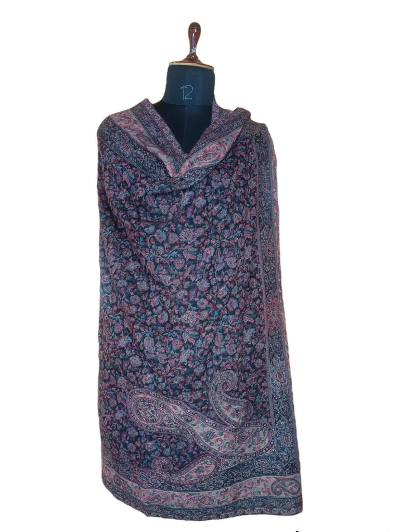 Kani Wool Shawl | Woolen Shawl | Multicolor - ZANSKAR ARTS