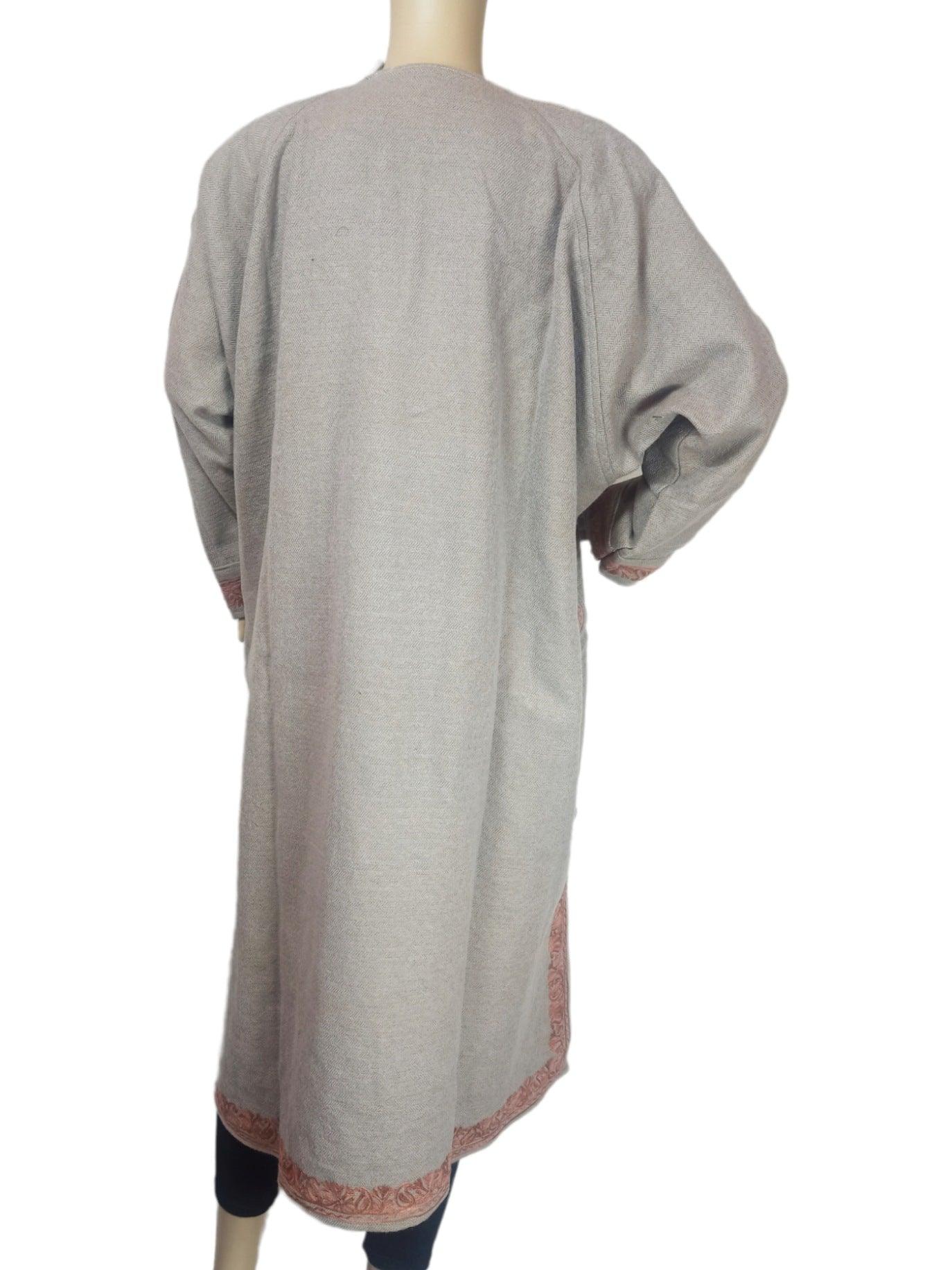 Women Yak Wool Faran | XXL Cream | V Neck