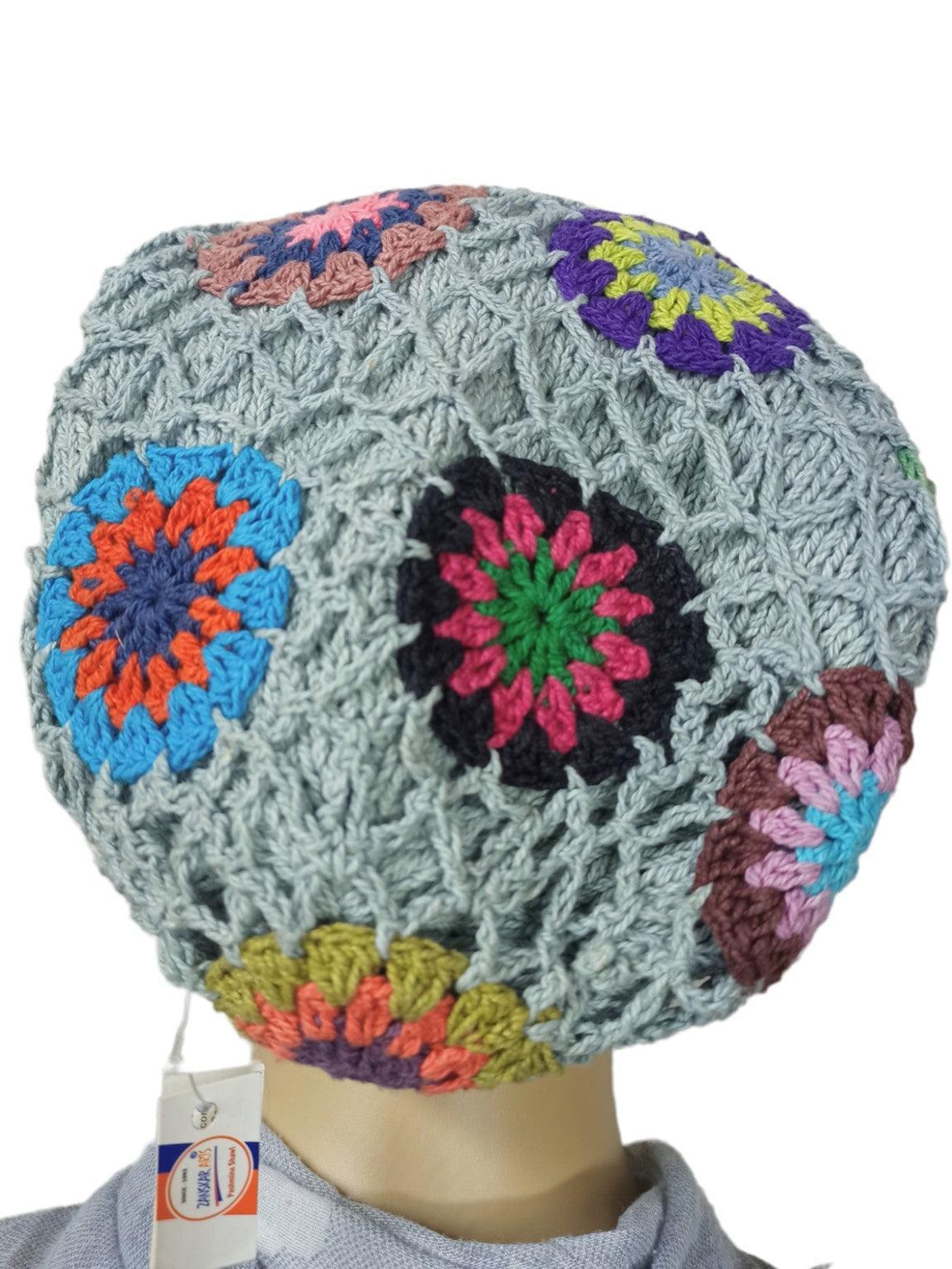 Knotted Handwoven Cap - ZANSKAR ARTS