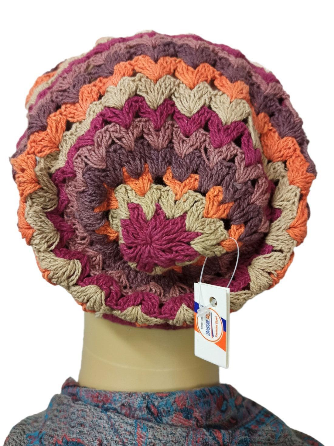 Knotted Handwoven Cap - ZANSKAR ARTS