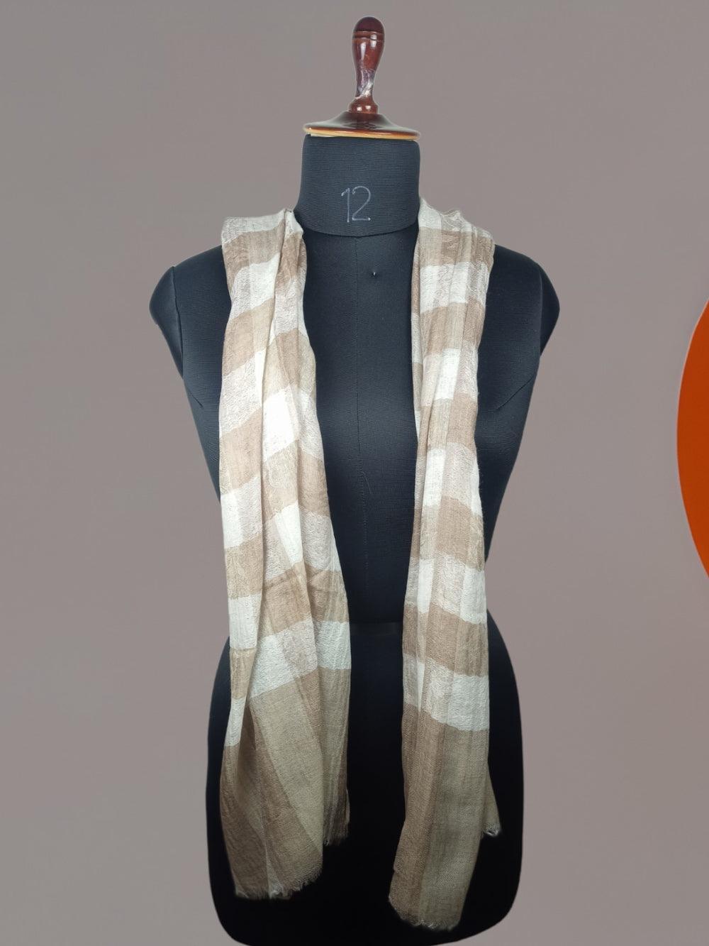 Pashmina Stole | Self Designed Stole | Camel Colour