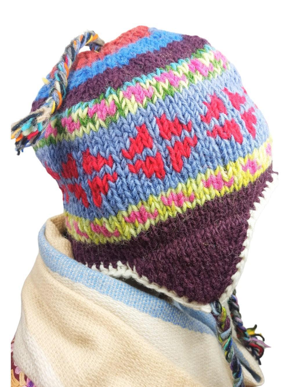 Yak Wool Cap | Fleece Inner Cap | Handwoven - ZANSKAR ARTS