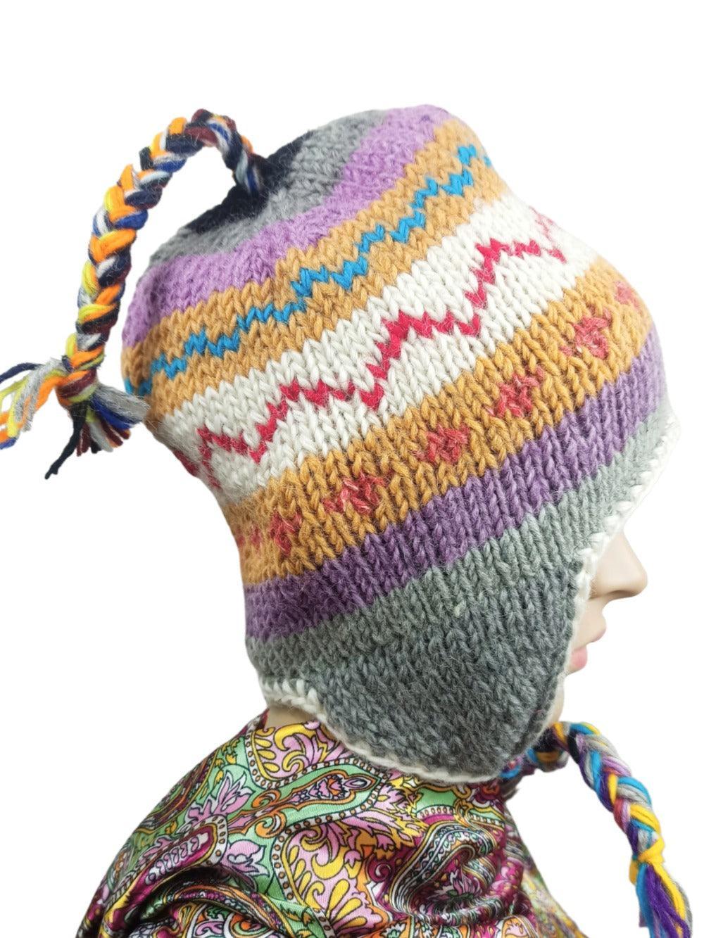 Yak Wool Cap | Fleece Inner Cap | Handwoven - ZANSKAR ARTS