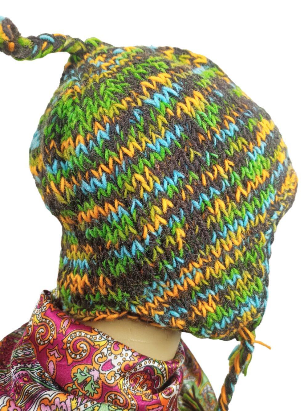 Yak Wool Cap | Fleece Inner Cap | Handwoven