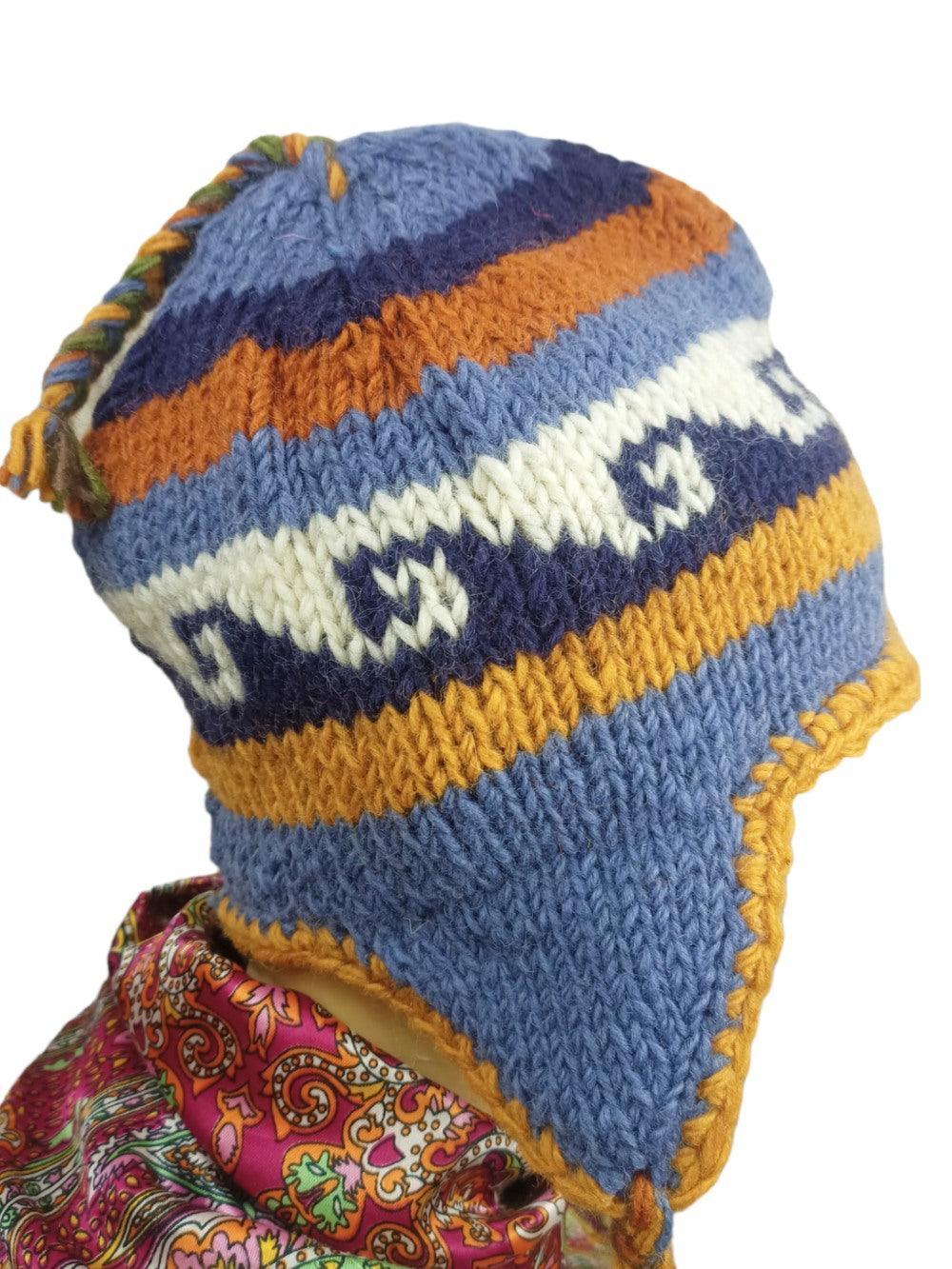 Yak Wool Cap | Fleece Inner Cap | Handwoven