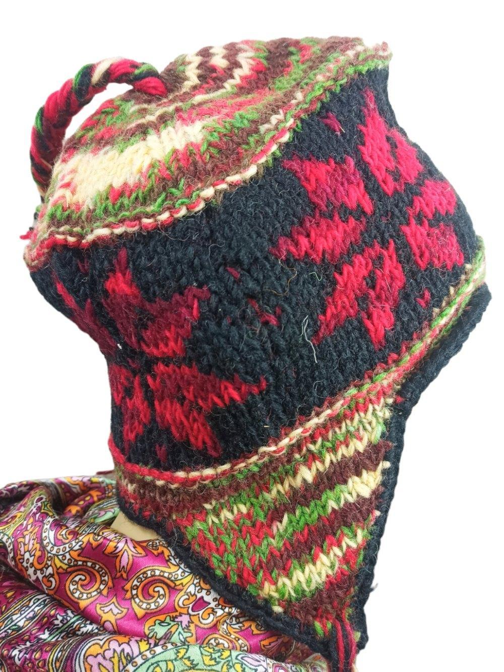Yak Wool Cap | Fleece Inner Cap | Handwoven