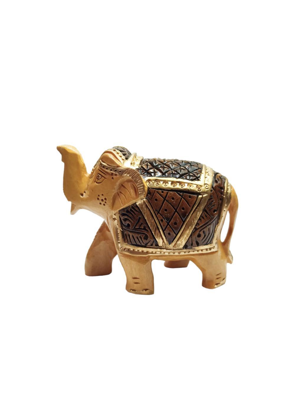 Wooden Elephant | Elephant 4 Piece Set | Handicrafts - ZANSKAR ARTS