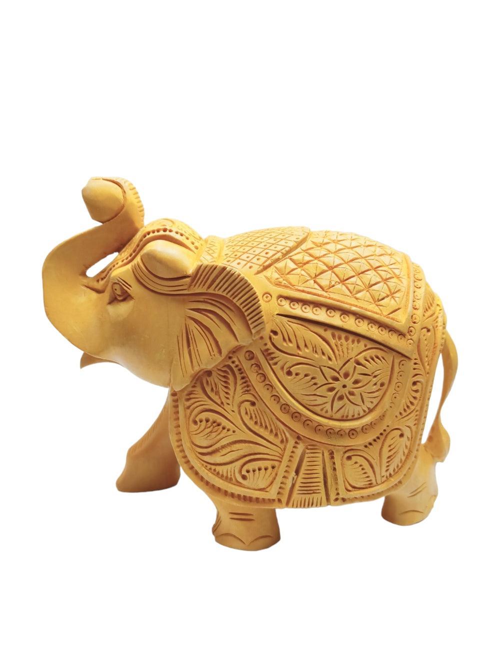 Wooden Elephant | Elephant 4 Piece Set | Handicrafts - ZANSKAR ARTS