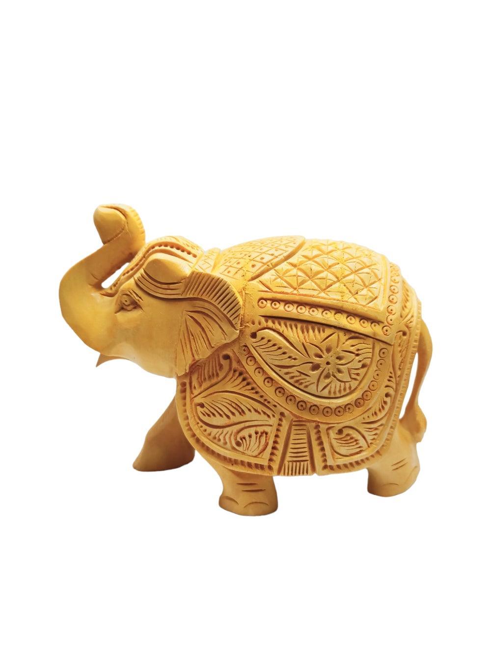 Wooden Elephant | Elephant 4 Piece Set | Handicrafts - ZANSKAR ARTS