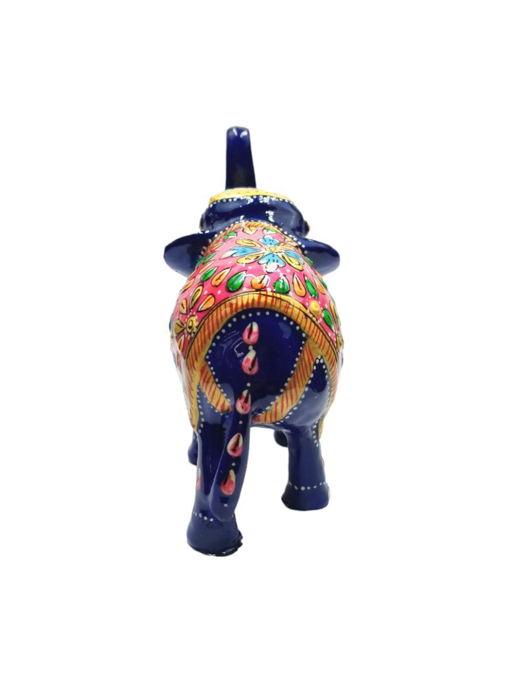 Metal Elephant | Paper Mache Work | Home Decor Elephant - ZANSKAR ARTS