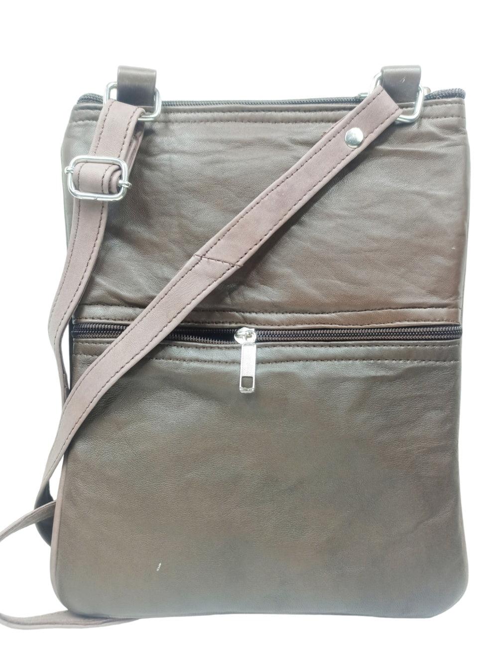 Kashmiri Embroided Sling Bag | Plain 5 Zipper | Sling Bag For Girls - ZANSKAR ARTS