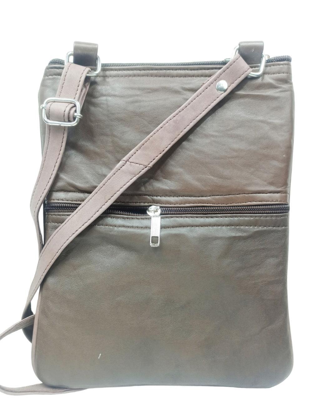 Kashmiri Embroided Sling Bag | Plain 5 Zipper | Sling Bag For Girls