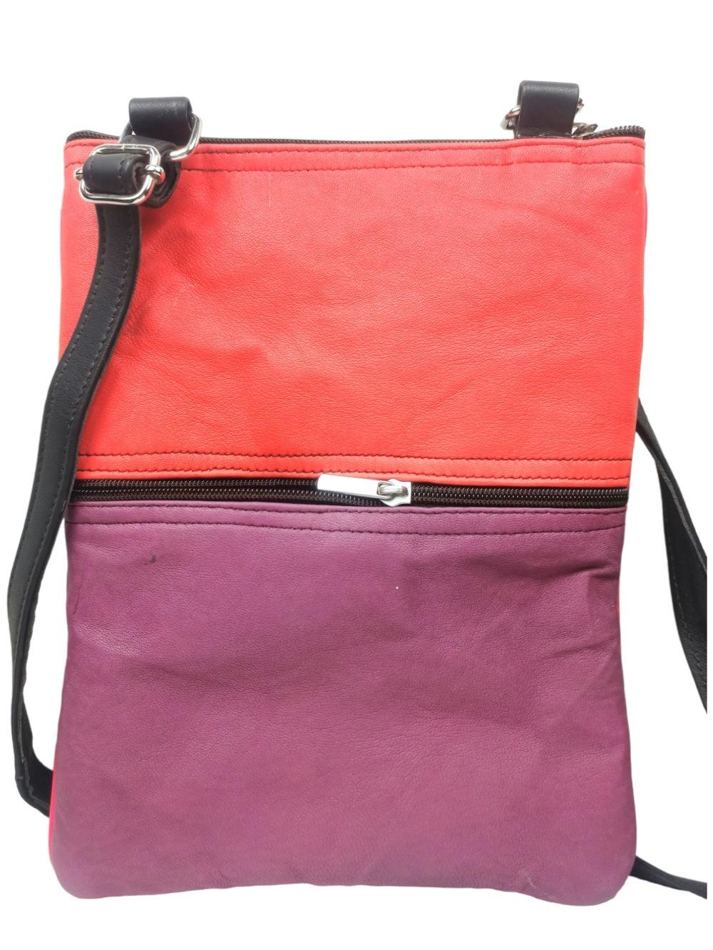 Kashmiri Embroided Sling Bag | Plain 5 Zipper | Sling Bag For Girls