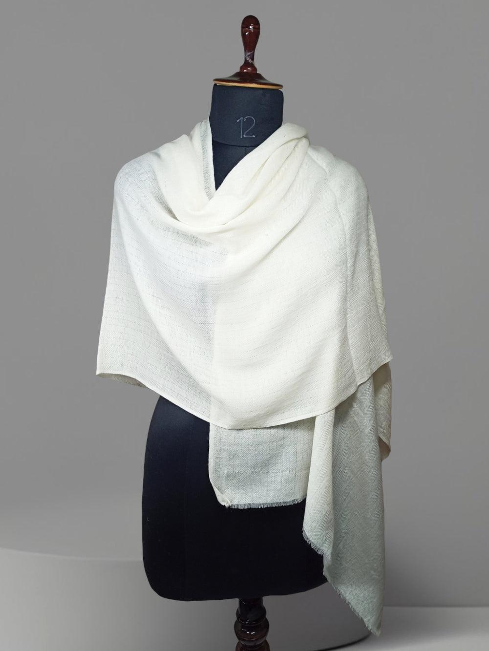 Ladies Fine Wool Stole | Neck Scarf | Reversible - ZANSKAR ARTS