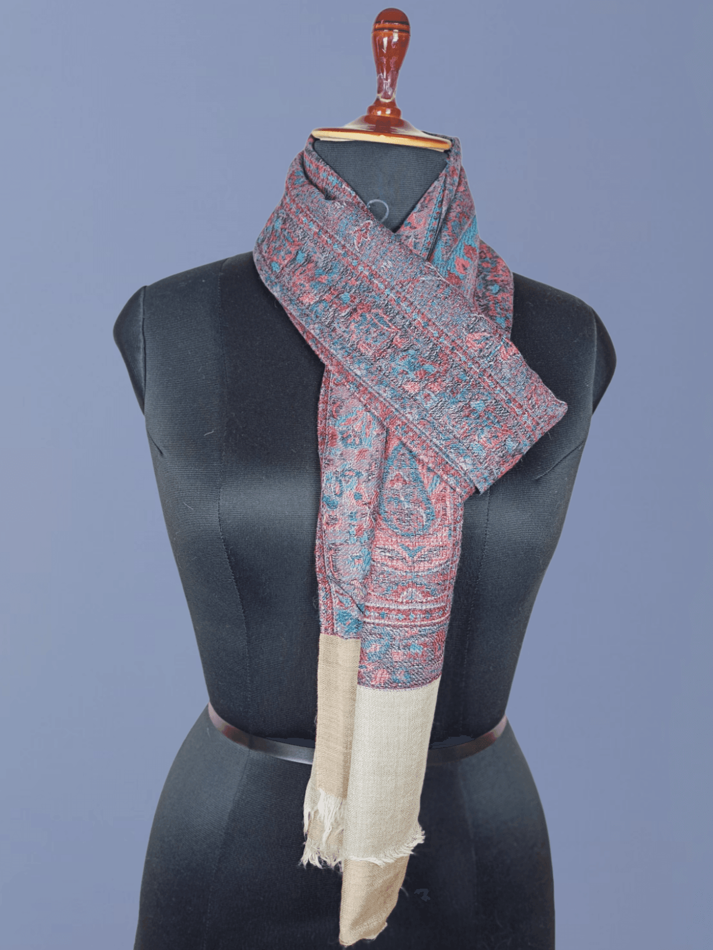 Pashmina Stole | Self Designed Stole | Kani Palla Stole - ZANSKAR ARTS