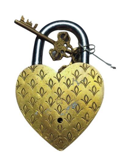 Antique Pad Lock | Brass Lock | Handmade - ZANSKAR ARTS