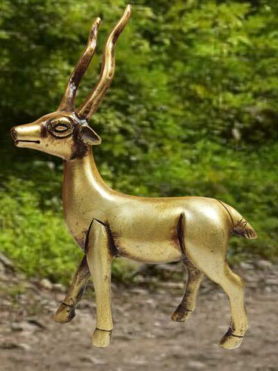 Brass Deer | Brass Deer Statue | Home Decor - ZANSKAR ARTS