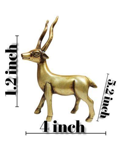 Brass Deer | Brass Deer Statue | Home Decor - ZANSKAR ARTS