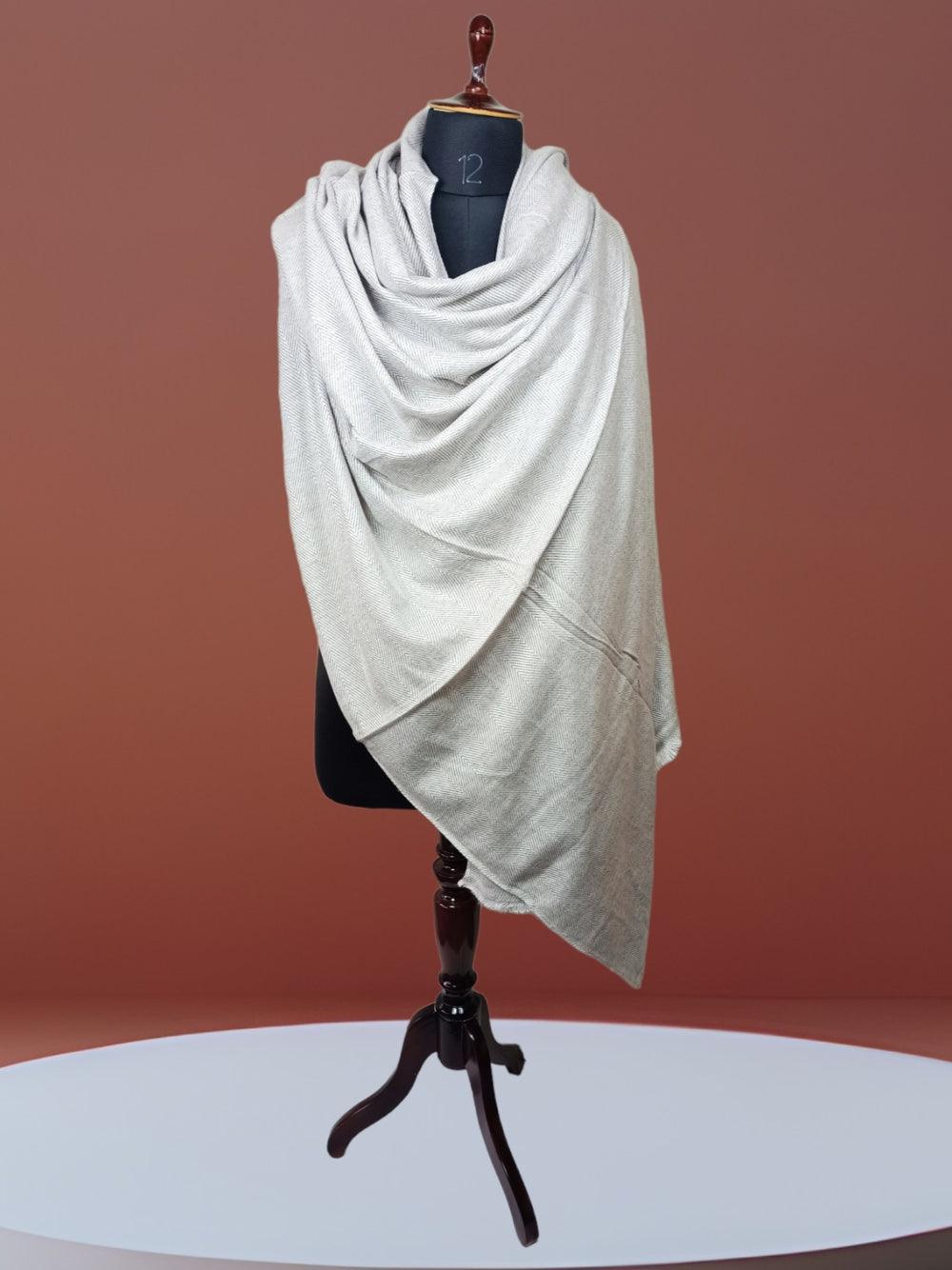 Gents Pashmina Shawle | Pashmina Blanket | Reversible - ZANSKAR ARTS