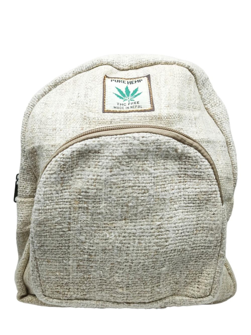 Hemp Bag | 2 In 1 Mini Backpack | Cross Body Bag - ZANSKAR ARTS