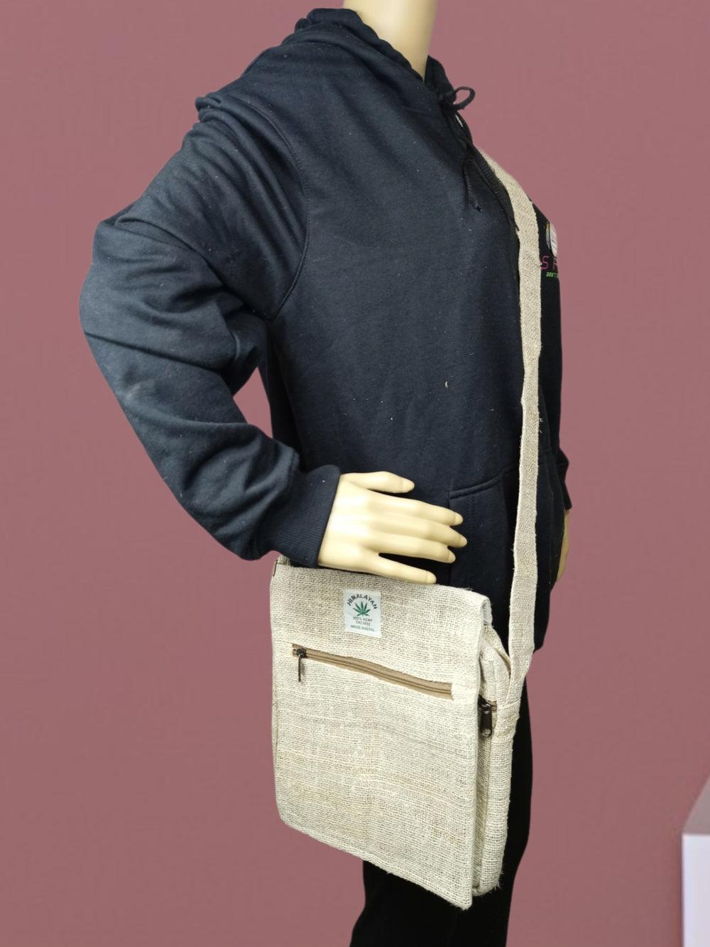 Hemp Bag | Hanging Side Bag | Sling Bag - ZANSKAR ARTS