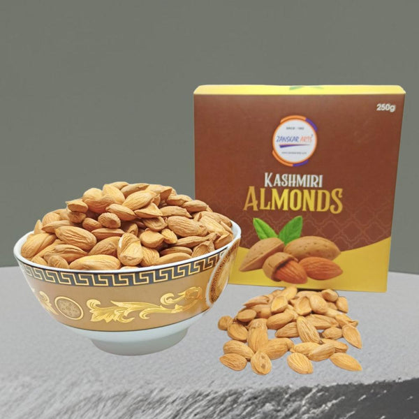 Kashmiri Almonds | kashmiri Badam | King Of Dry Fruits 250g - ZANSKAR ARTS