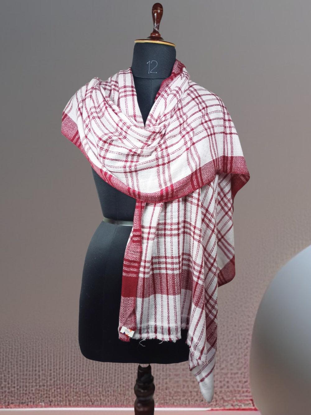 Ladies Semi Pashmina Stoles | Neck Scarf | Reversible - ZANSKAR ARTS