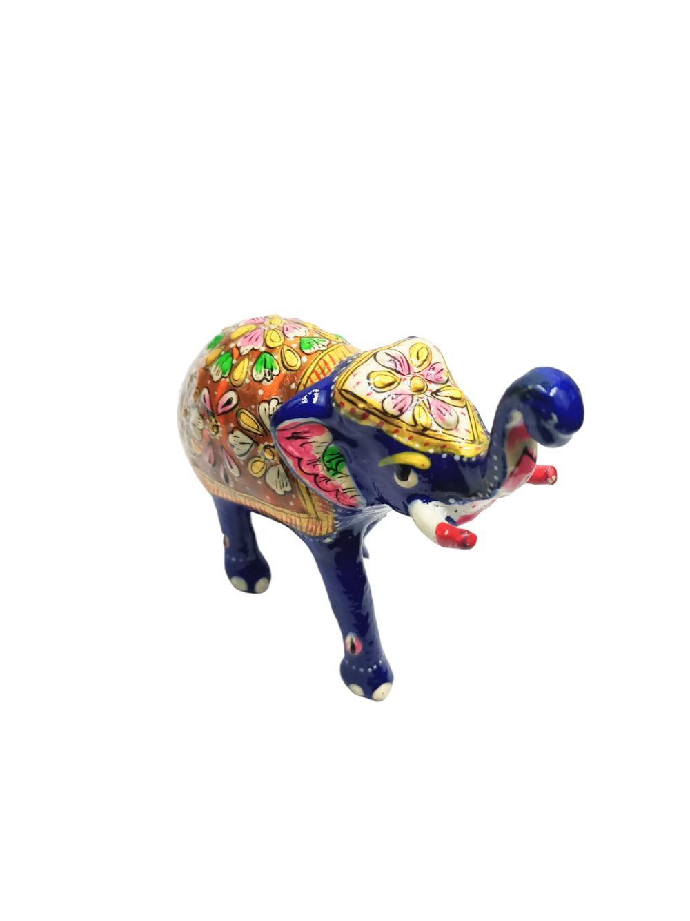 Metal Elephant | Paper Mache Work | Home Decor Elephant - ZANSKAR ARTS