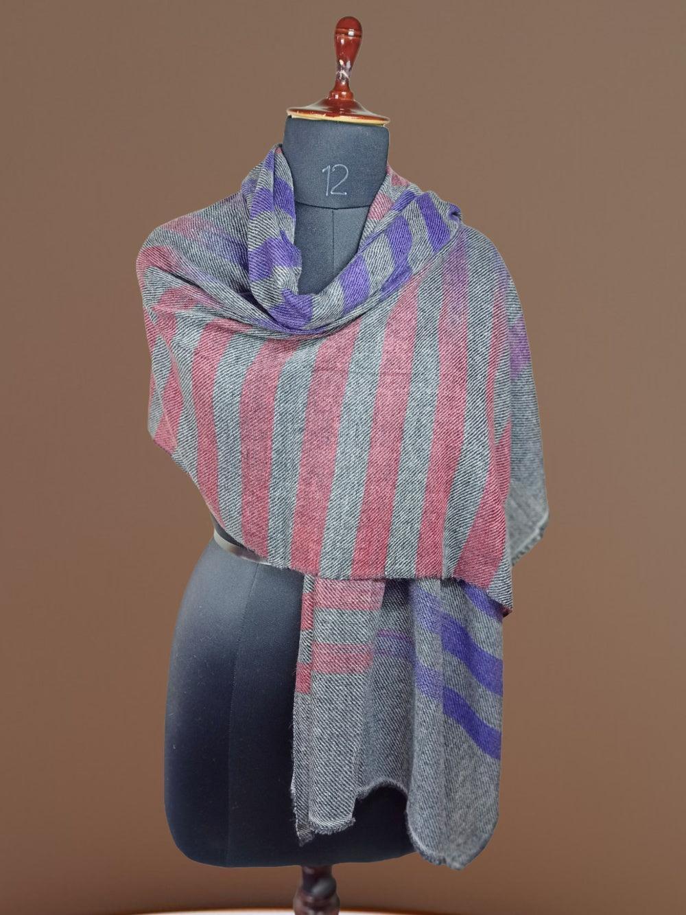 Semi Pashmina Stoles | Reversible Stole | Neck Scarf - ZANSKAR ARTS