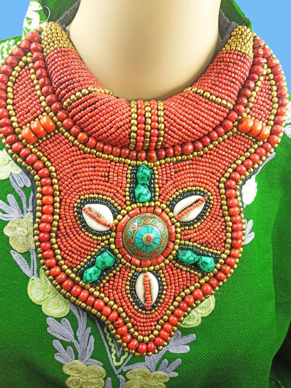 Stone Necklace | Collar Necklace | Handicrafts - ZANSKAR ARTS