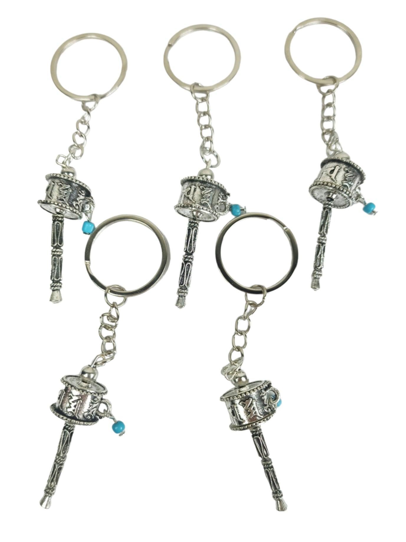 Tibetian Prayer Wheel Keychain | Julley keychain | Ladakh Souvenirs - ZANSKAR ARTS