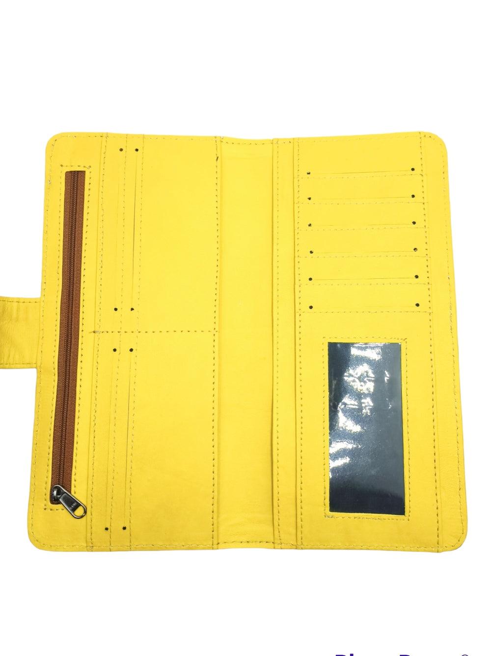 Travel Wallet Leather | Casual Clutch | Regular Size - ZANSKAR ARTS