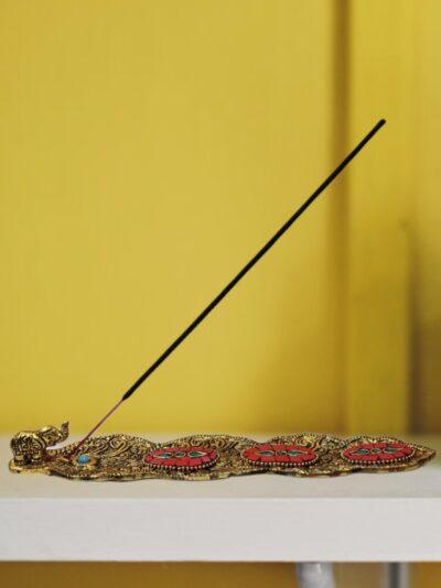 White Metal Incense | Agarbatti Catcher | Incense Holder - ZANSKAR ARTS