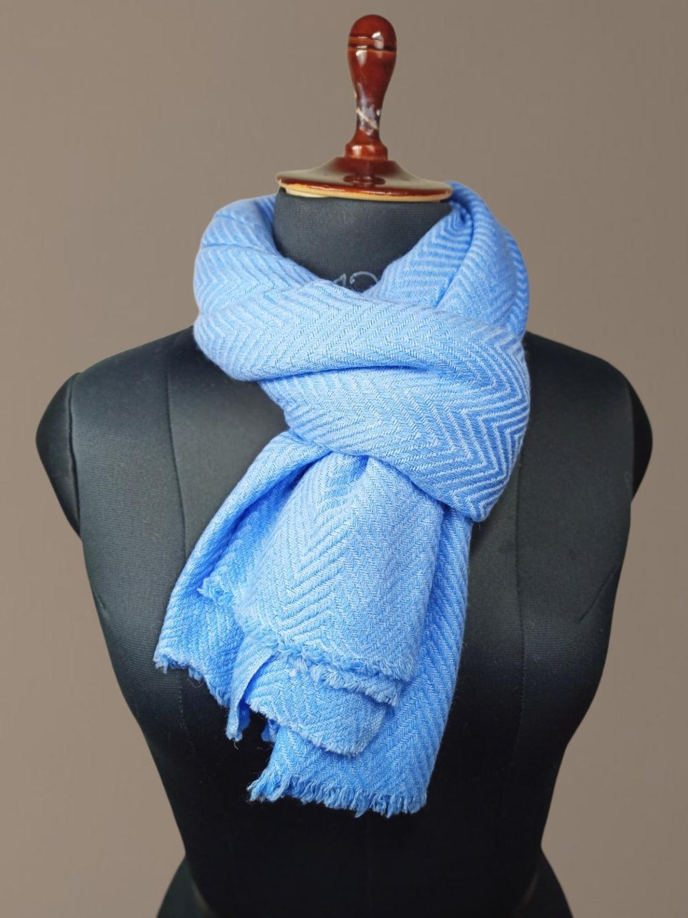 Women Pashmina Stole | Wave Design | Reversible Stole - ZANSKAR ARTS