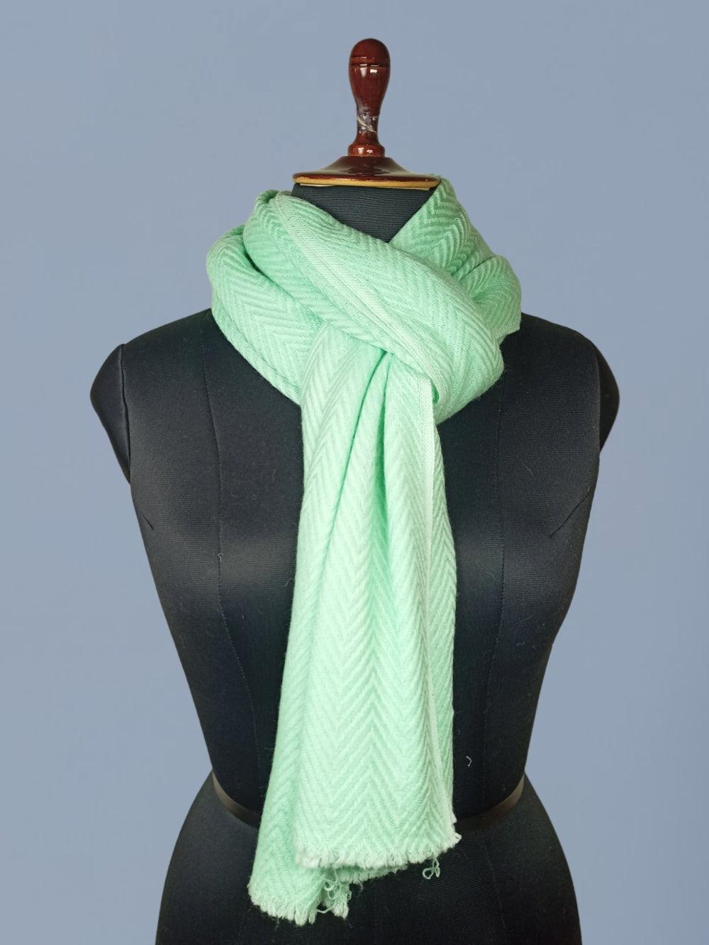 Women Pashmina Stole | Wave Design | Reversible Stole - ZANSKAR ARTS