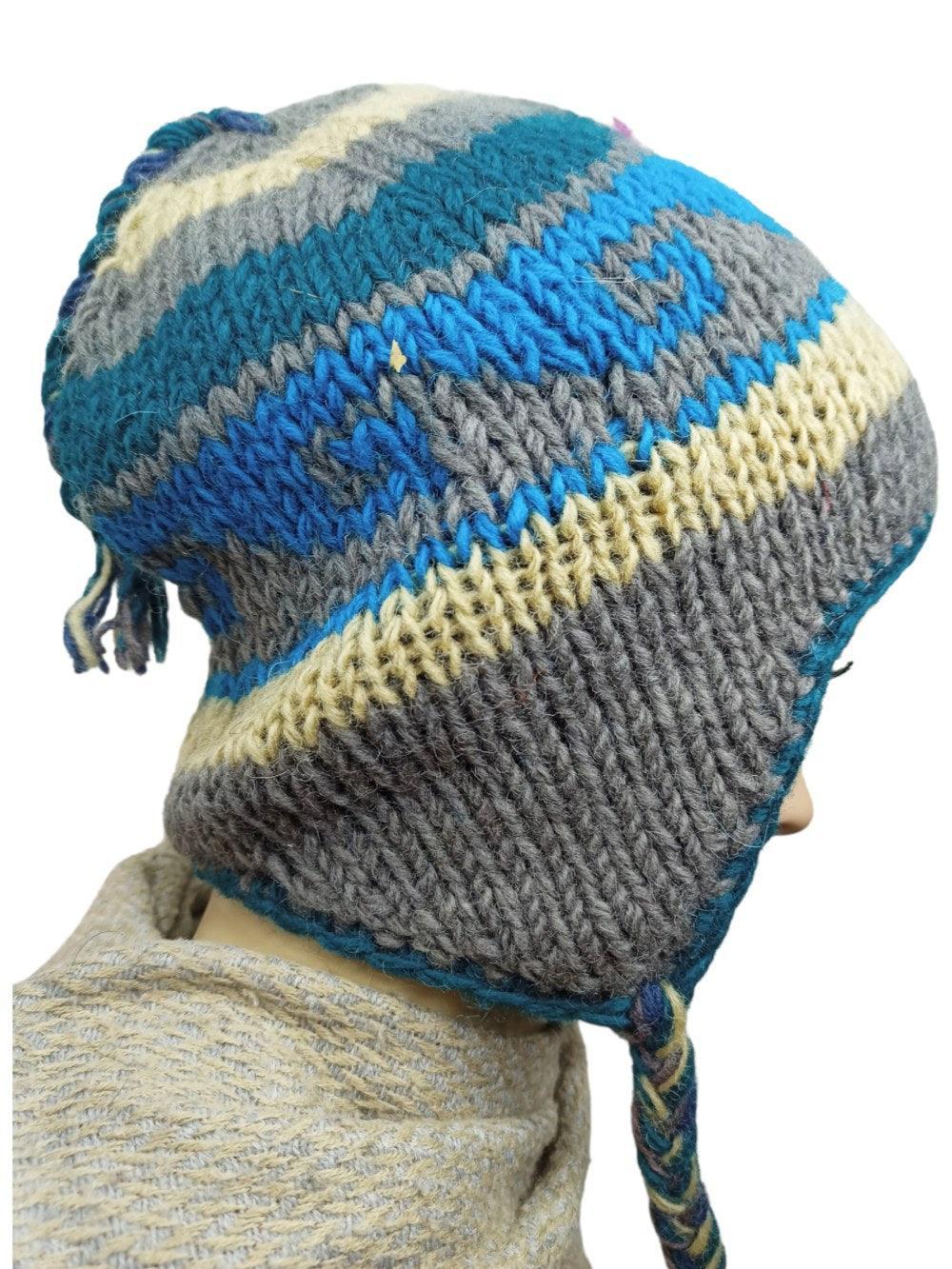 Yak Wool Cap | Fleece Inner Cap | Handwoven - ZANSKAR ARTS